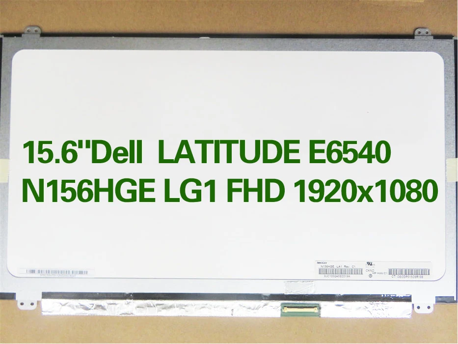 Matrice Per Laptop Schermo Lcd Led Da 15.6 "Per Dell Latitude E6540 N156Hge-Lg1 N156Hge Lg1 Fhd 1920X1080 Pannello Display Fhd