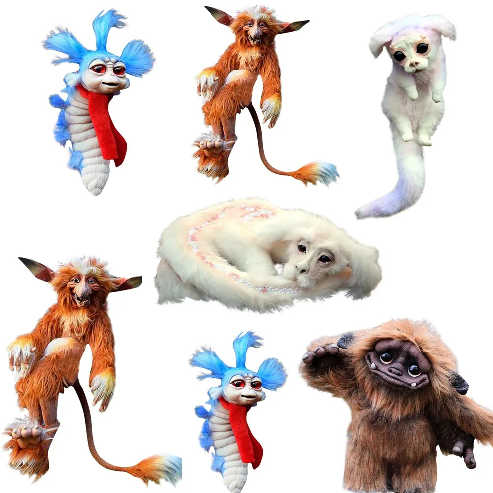 Divertente Regalo Bambola Di Peluche Verme Dal Labirinto Falkor Dalla Storia Infinita Fuchur Handmade Baby Ludo Da Labirinto Giocattolo # G3
