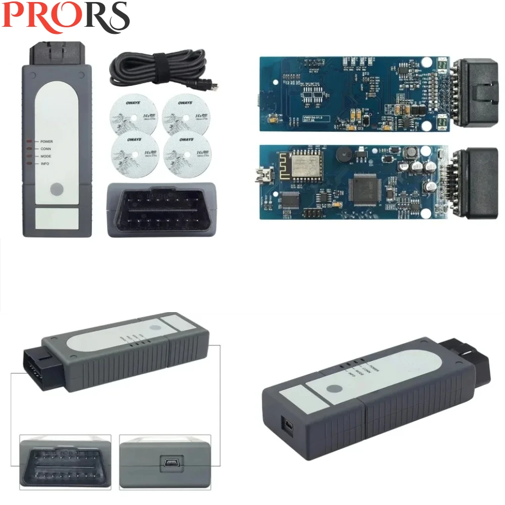 Ultimo Vas6154 Wifi Obd2 Dis 1.6.6 Per Volkswagen Per Audi Skoda Diagnostic Bluetooth Amb2300 Vas6154 Wifi Full Chip Tool