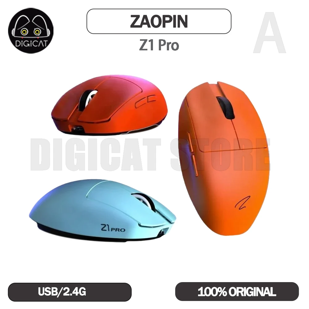 Zaopin Z1Pro Gamer Mouse Paw3395 24600Dpi Ttc Mouses Wireless Leggeri 2.4G Per Laptop Pc Mac Accessori Gaming Cornici Regali