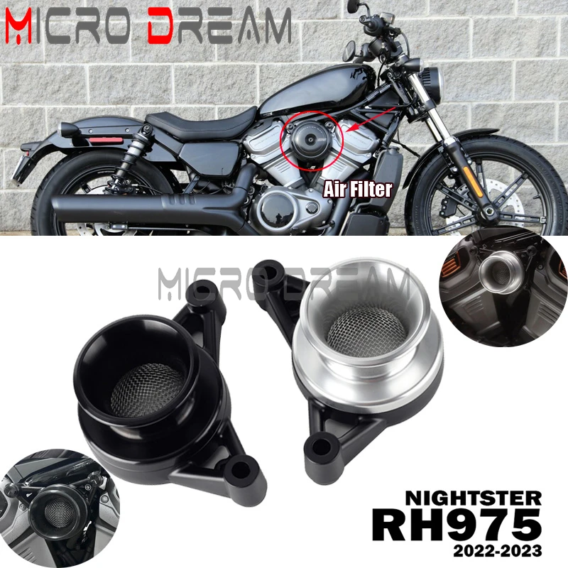 Rh 975 Kit Di Induzione Di Aspirazione Del Sistema Di Aspirazione Del Filtro Dell'Aria Del Motociclo Per Harley Nightster 975 Rh975 Rh 975 2022 2023