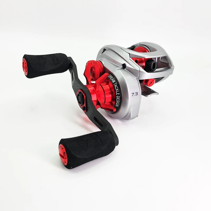 Dream Tackle Design Formula D 7.3:1 8.1:1 Carbon Hand Magnesium Alloy Body Mulinello Leggero Per Colata Di Esche