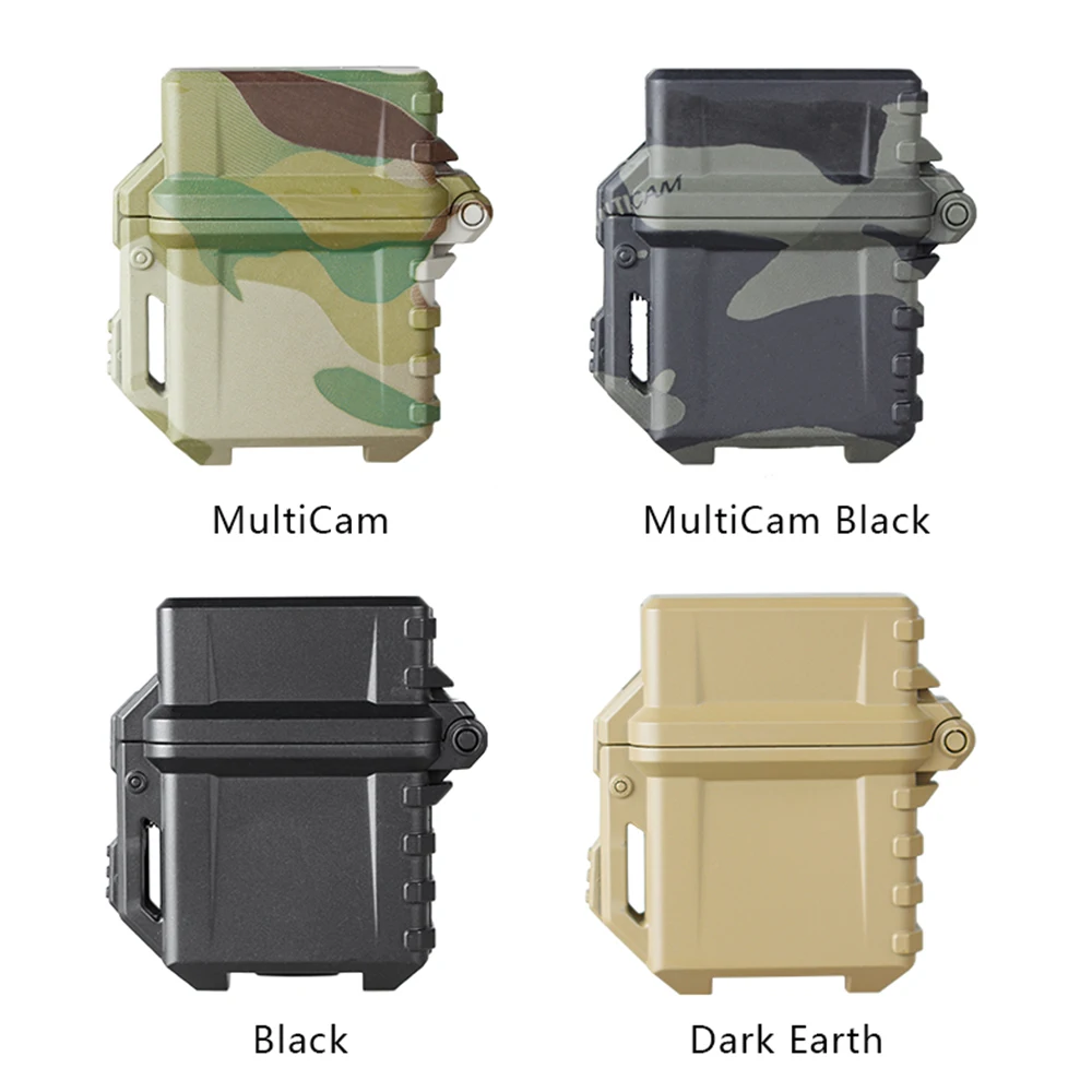 Idodgear Molle Tactical Oil Lighter Shell Per Zippo Inner Tank Anti-Drop Lighter Armor Container Case Camo Airsoft Military Caza