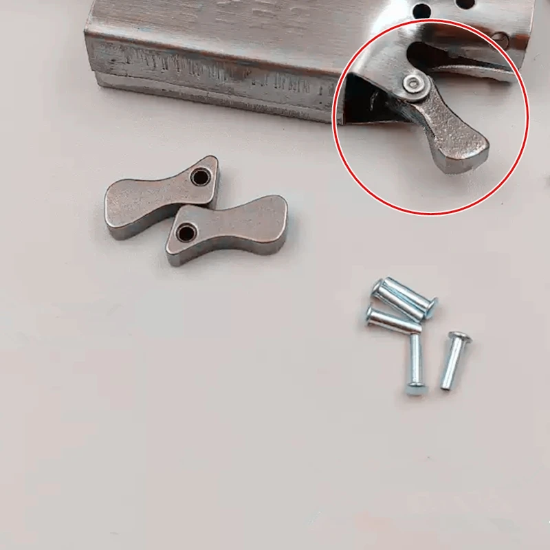 10 Set 1:1 Stessa Dimensione Metallo Cam Pendolo Rivetti In Lega Set Accessori Per La Riparazione Dell'Accendino Per Accendino A Cherosene Zippo Fai D