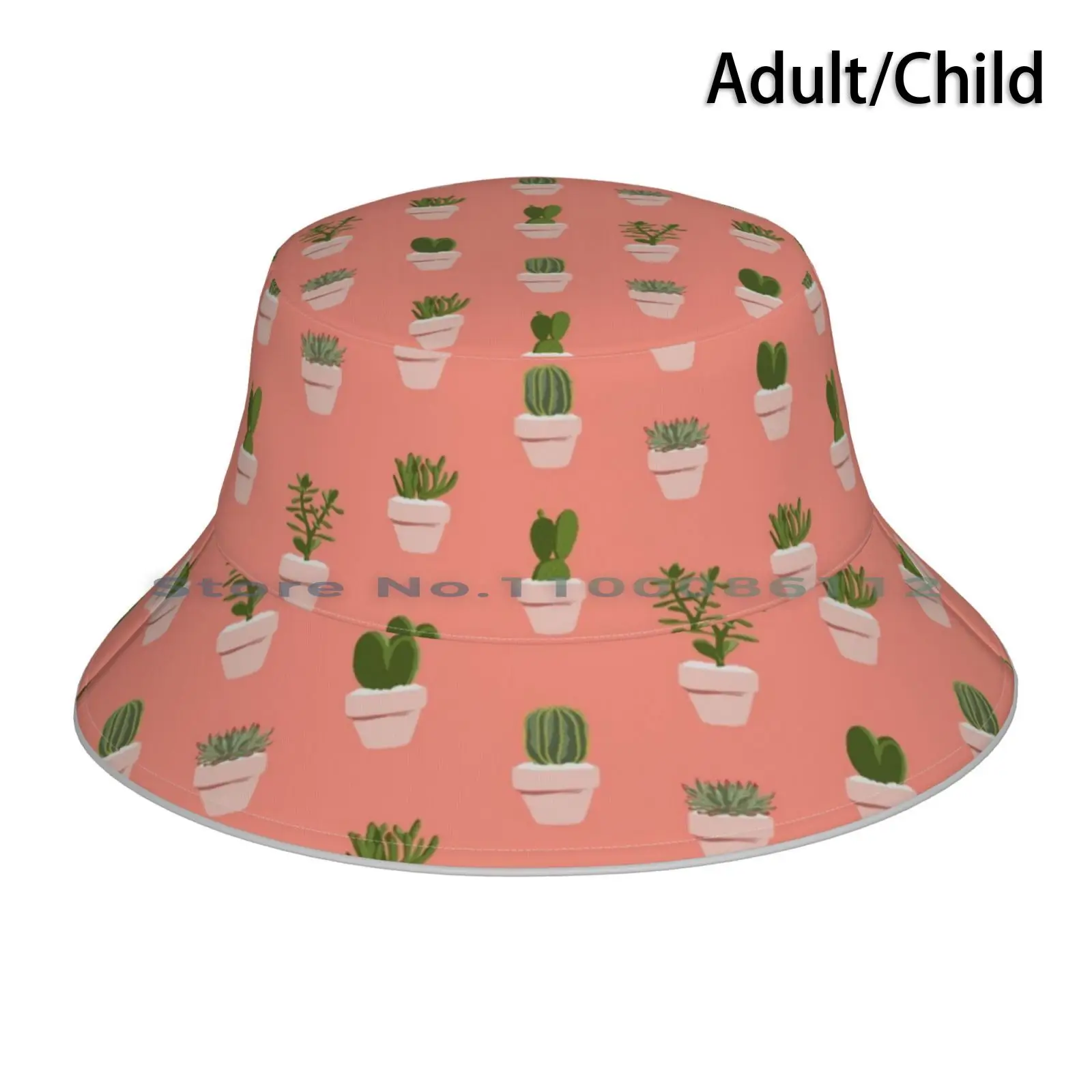 Cactus E Cappello Da Pescatore Succulento Berretto Da Sole Cactus Cactus Succulento Echeveria Hoya Crassula Optunia Euphorbia Modello Ripetuto Planta