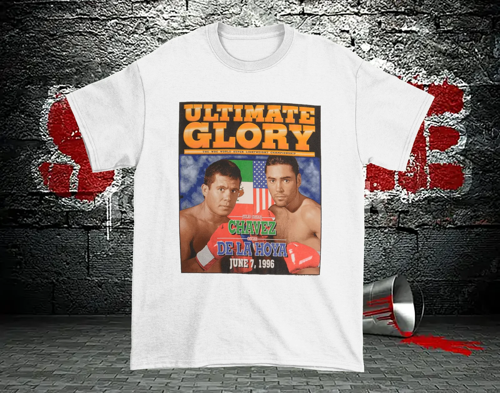 Rare Oscar De La Hoya Boxing Wbc Chaves Unisex Taglia S 234Xl Tshirt F2787