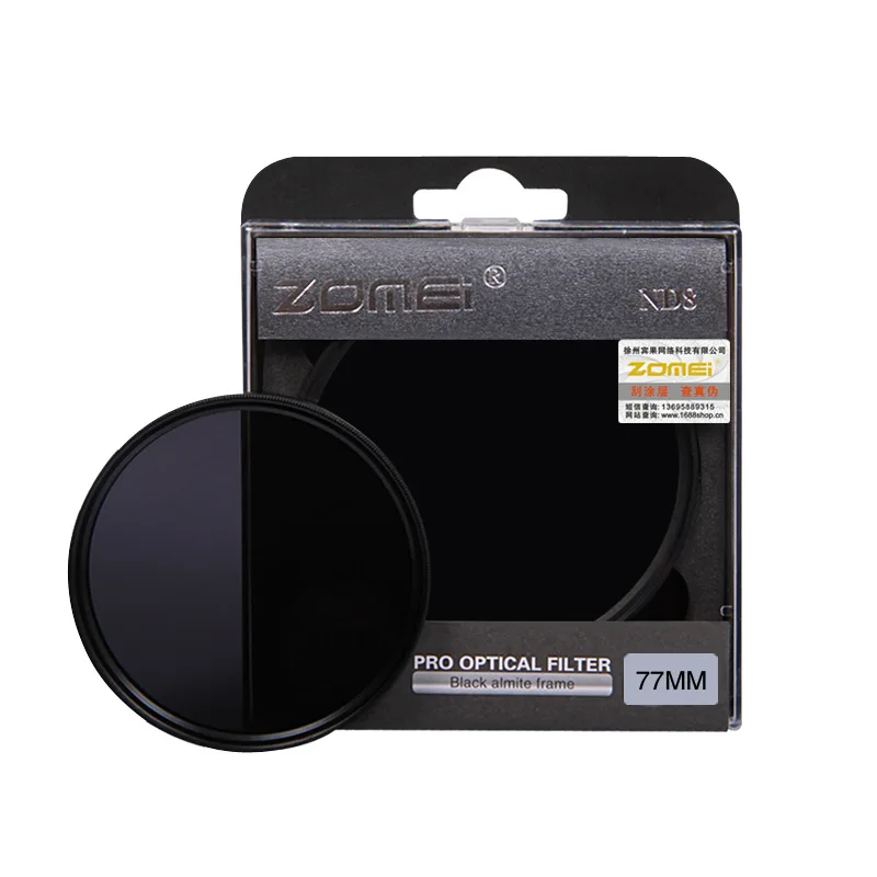 Zomei 52Mm 55Mm 58Mm 62Mm 67Mm 72Mm 77Mm 82Mm Densità Neutra Nd2 Nd4 Nd8 Nd Filtro Per Canon Nikon Olympus Pentax Hoya Lens