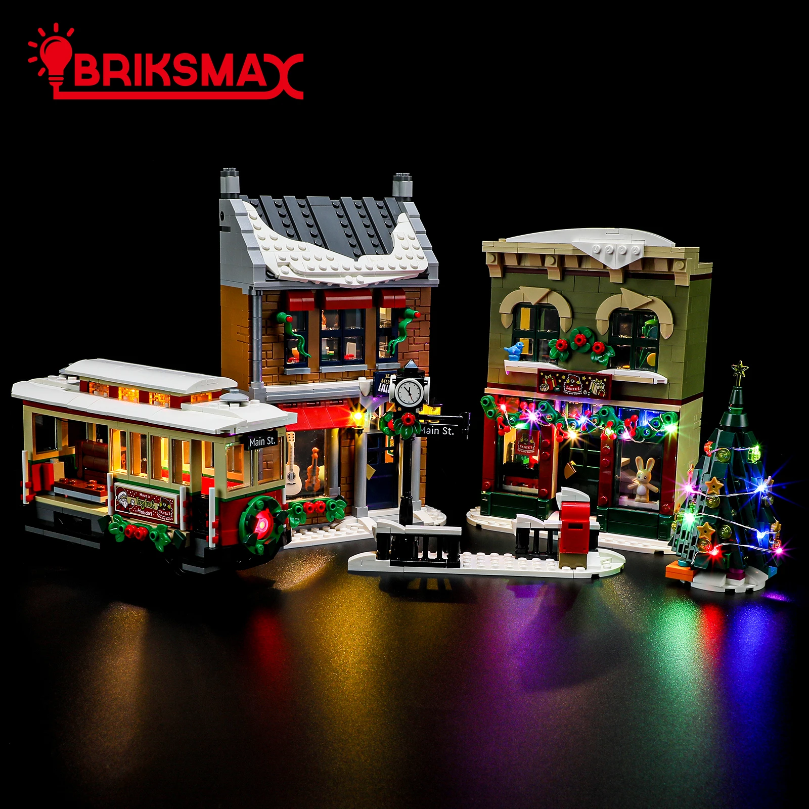 Briksmax Led Light Kit Per Il 10308 Holiday Main Street Building Blocks Set (Non Includere Il Modello) Giocattoli Per Bambini