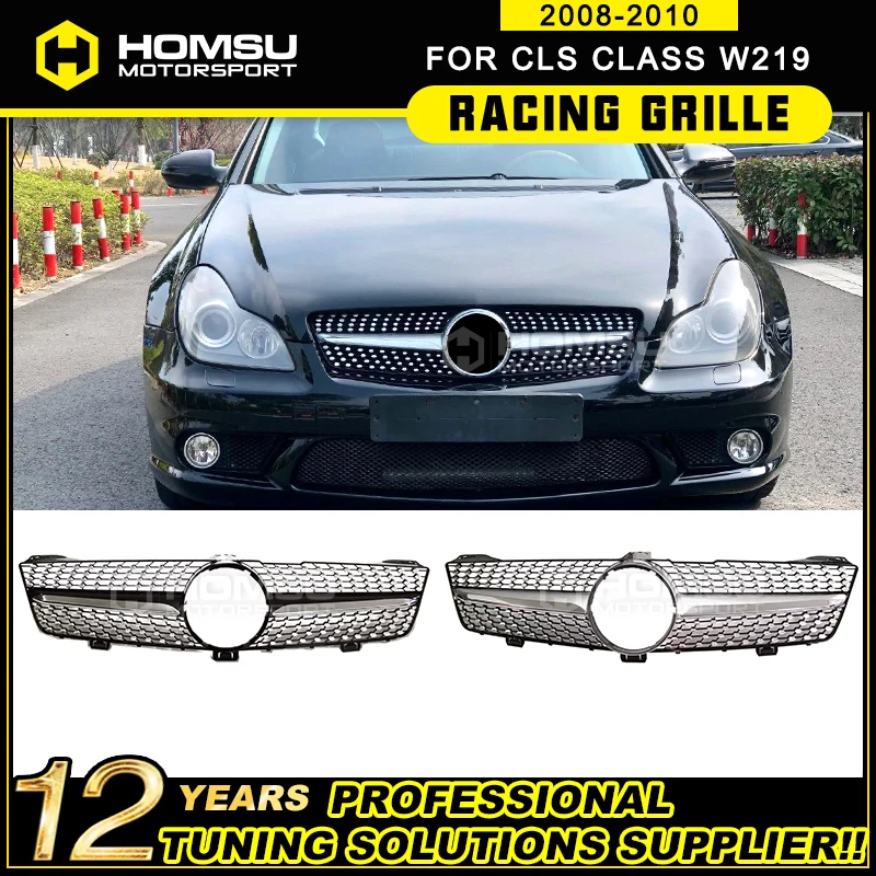 2008-2011 Anno Cls W219 Griglia Diamantata Auto Paraurti Anteriore Griglia A Rete Per Merced Per Cls Classe Cls500 Cls600 W219 Griglia Diamantata