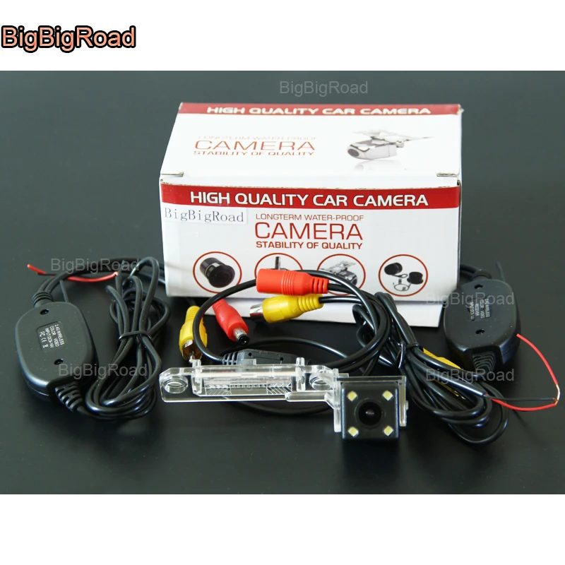 Bigbigroad Per Volkswagen Passat Multivan T5 Sagitar Jetta Touran Caddy Transporter Wireless Camera Car Rear View Backup Camera