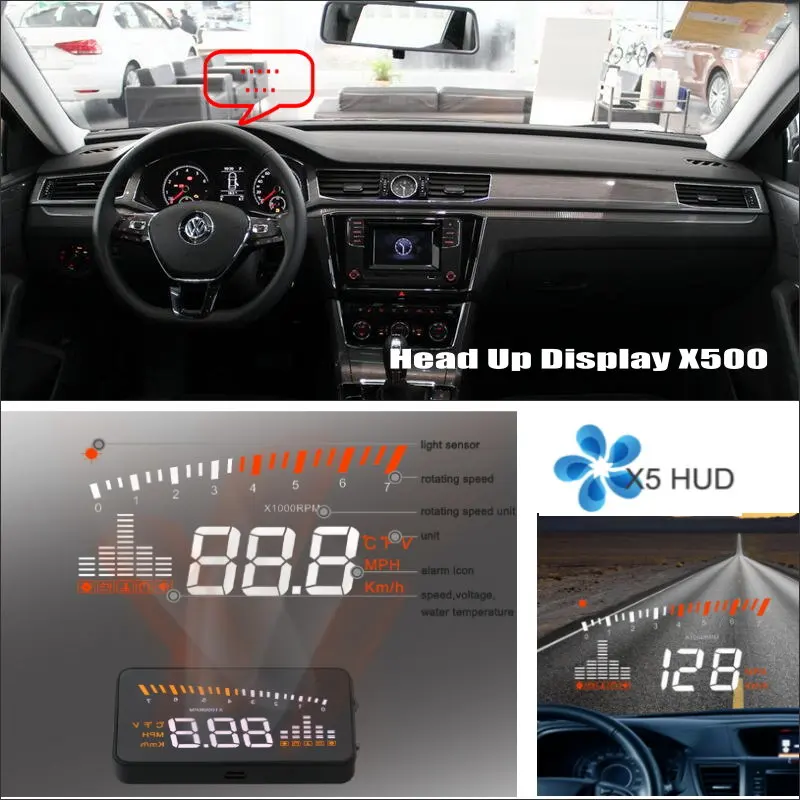 Car Head Up Display Per Volkswagen Vw Multivan Transporter T5 2003-2019 Veicolo Hud Head Up Display Virsuale Digitale Elettronico