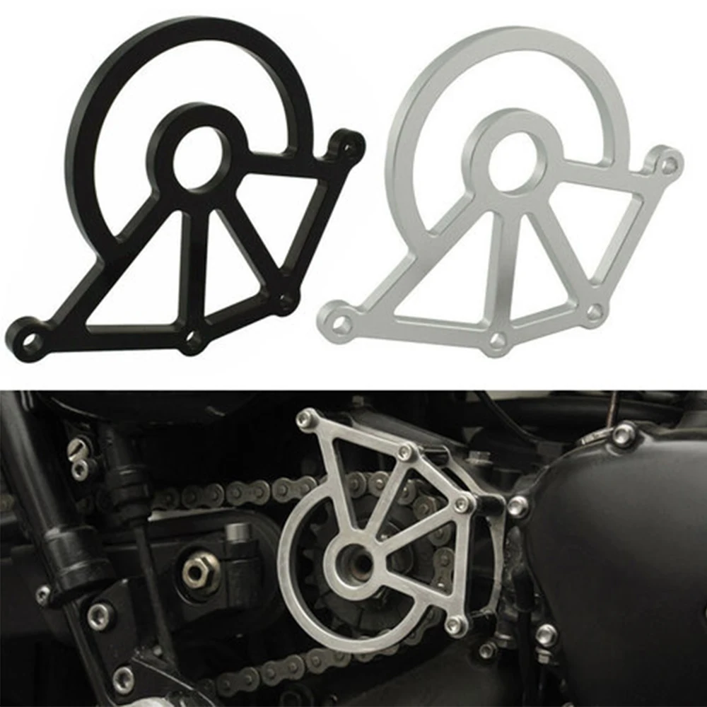 New Sprocket Cover Chain Case Guard Protection For Triumph America Hinkley Bonneville T100 Se Thruxton 900 Scrambler Speedmaster