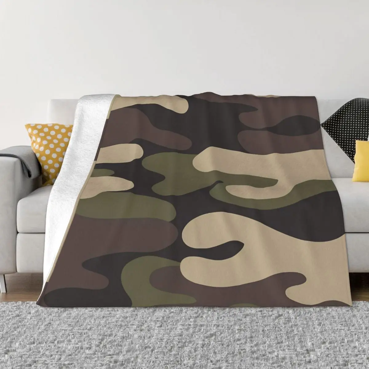 Coperta Militare Con Stampa Mimetica Coperta Super Morbida Coperta Di Flanella Accogliente Ideale Per Un Sonno Caldo E Confortevole