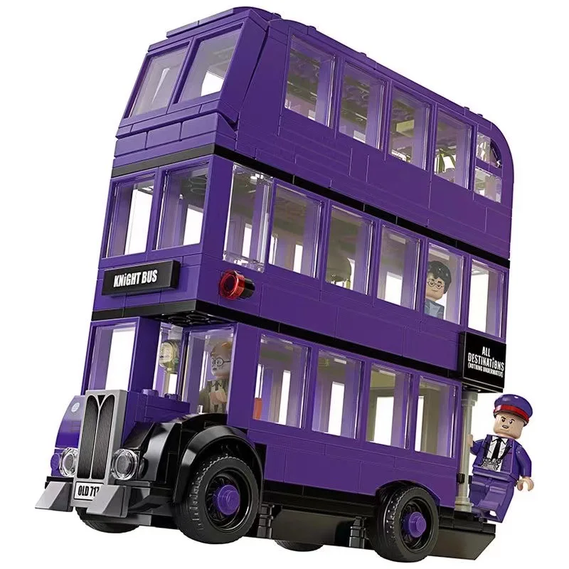 Harri Potters Movie Knight Bus 11342 Hedwig Building Blocks Rescue Sirius Quidditch Educational Bricks Toys For Kids Gift