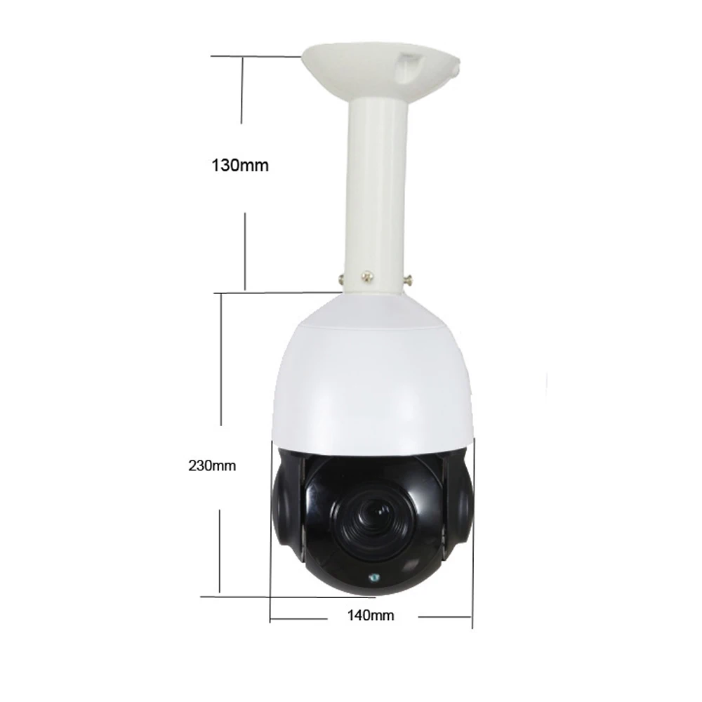 Montaggio A Soffitto 4K 8Mp 5Mp 2Mp Onvif-Compatibile H264 H265 Poe Ip Ptz Camera Speed Dome 30X Zoom Ptz Ip Camera 80M Ir Nightvision