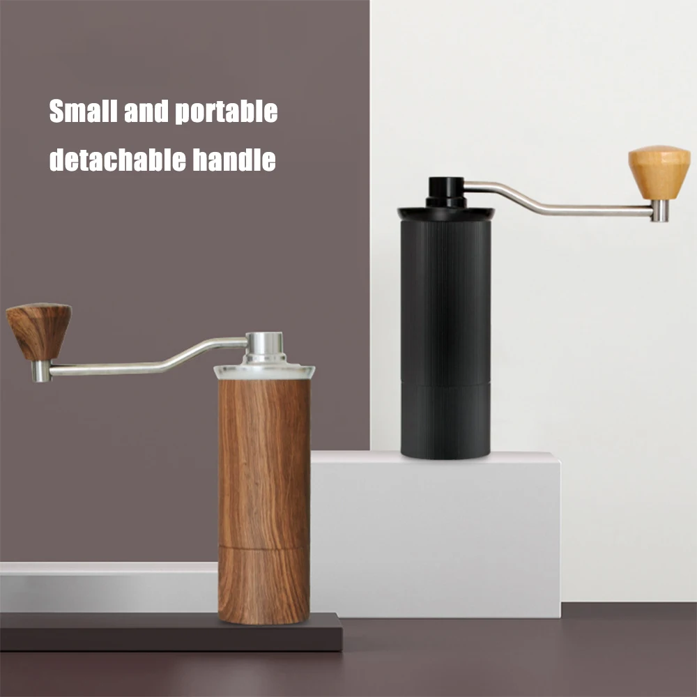 Macinacaffè Portatile Macchine Utensili Macinacaffè Manuale Macinacaffè Fagioli Rulli Millstone Pressione Alluminio Miller Maker
