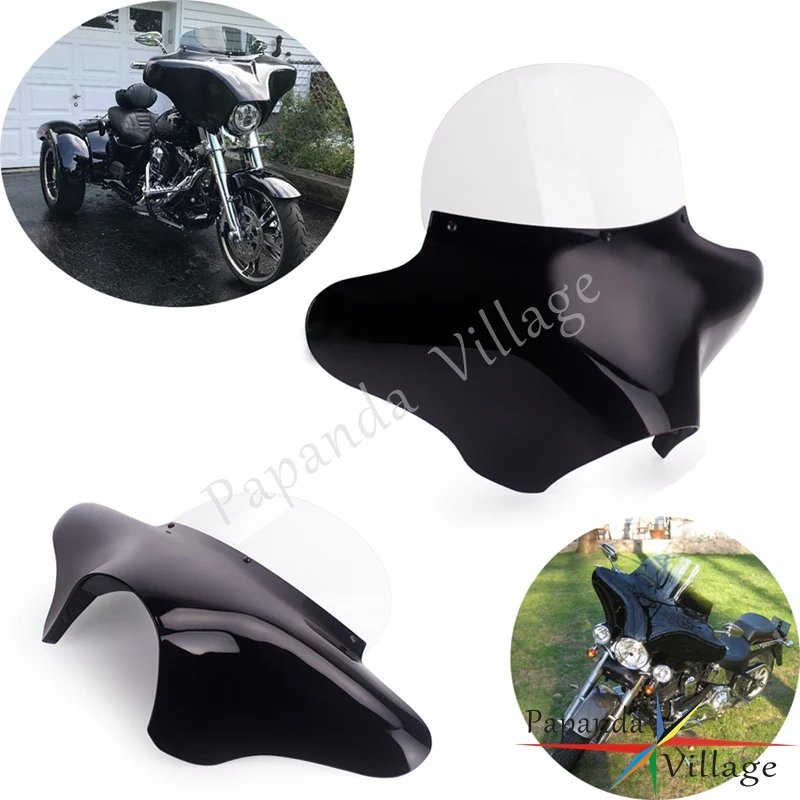 Carenatura Rimovibile Batwing Per Harley Touring Road King Street Glide Ultra Electra Road Glide Parabrezza Esterno Carenatura Anteriore