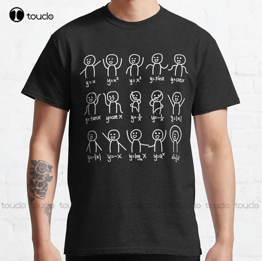 Algebra Dance Funny Graph Figures Math Equation Classic T-Shirt Maglietta Nera Per Le Donne Regalo Personalizzato Xs-5Xl T-Shirt Stampata Streetwear