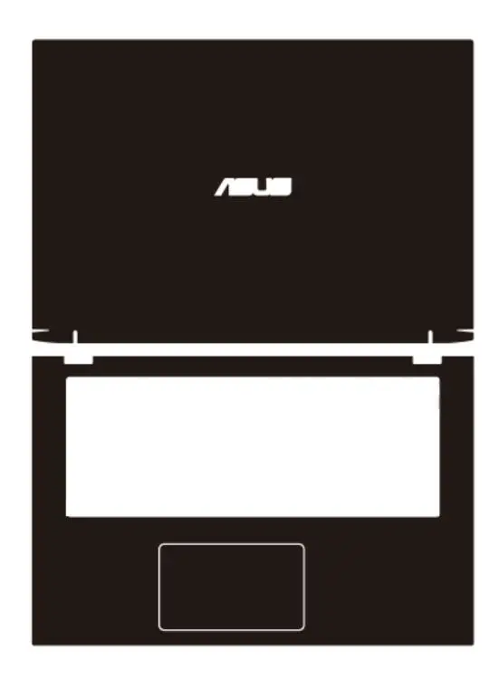 1Xtop + 1X Palmrest Sticker Copertura Della Pelle Per Asus Vivobook X412Fa F412Da X412 F412 Ul30 Ul30V Ul30A Tp500L K50 K50I K50C S550 S550C