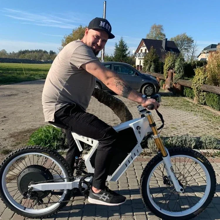 Bici Electrica 5000 W 72V 100 Km/H Fat E Bike Stelth Frame Fly 5000 Watt Motore B-52 Steaith Bomber Bicicletta Elettrica Germania