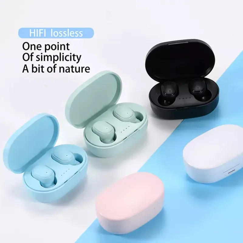 Tws Bluetooth Headphone Auricolare Wireless Auricolare Stereo Auricolari Sportivi Con Microfono Per Xiaomi Huawei Iphone Smartphone Nuovo