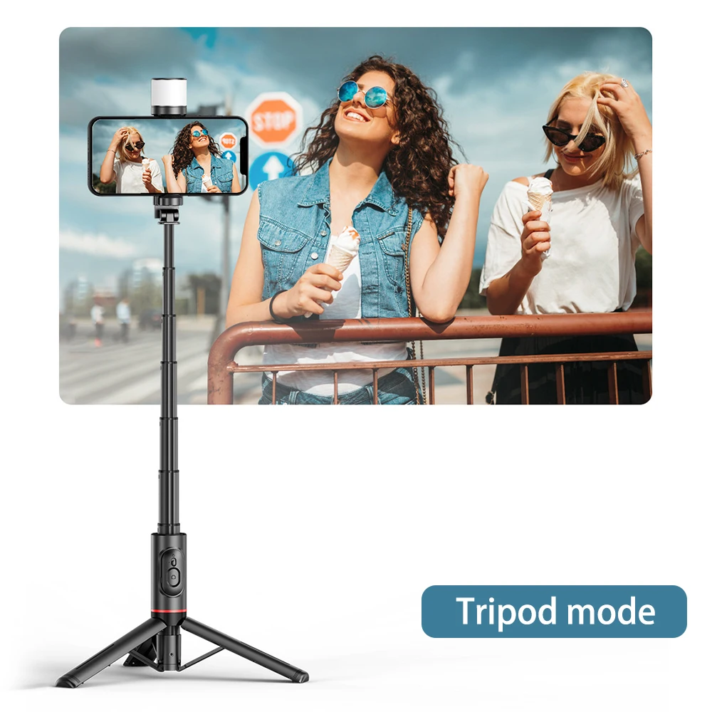 Nuovo Telefonino Telescopico Telefonico Bluetooth Portatile Treppiede Con Luce Di Riempimento Per Huawei Iphone 14 Android Xiaomi