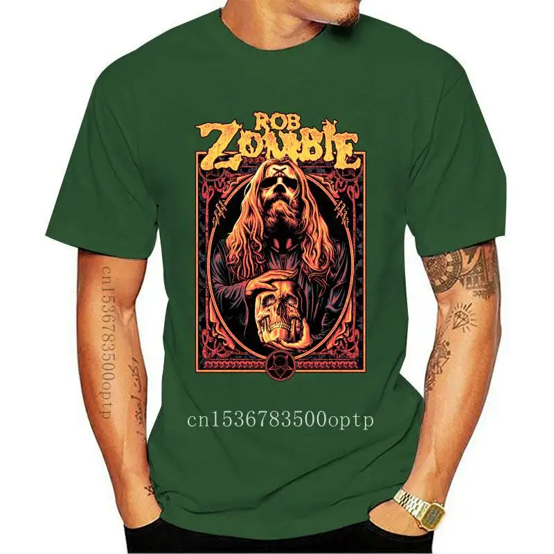 New Rob Zombie Warlock Rob Zombie T-Shirt 2021 100% Autentico Ufficiale Raro!!!