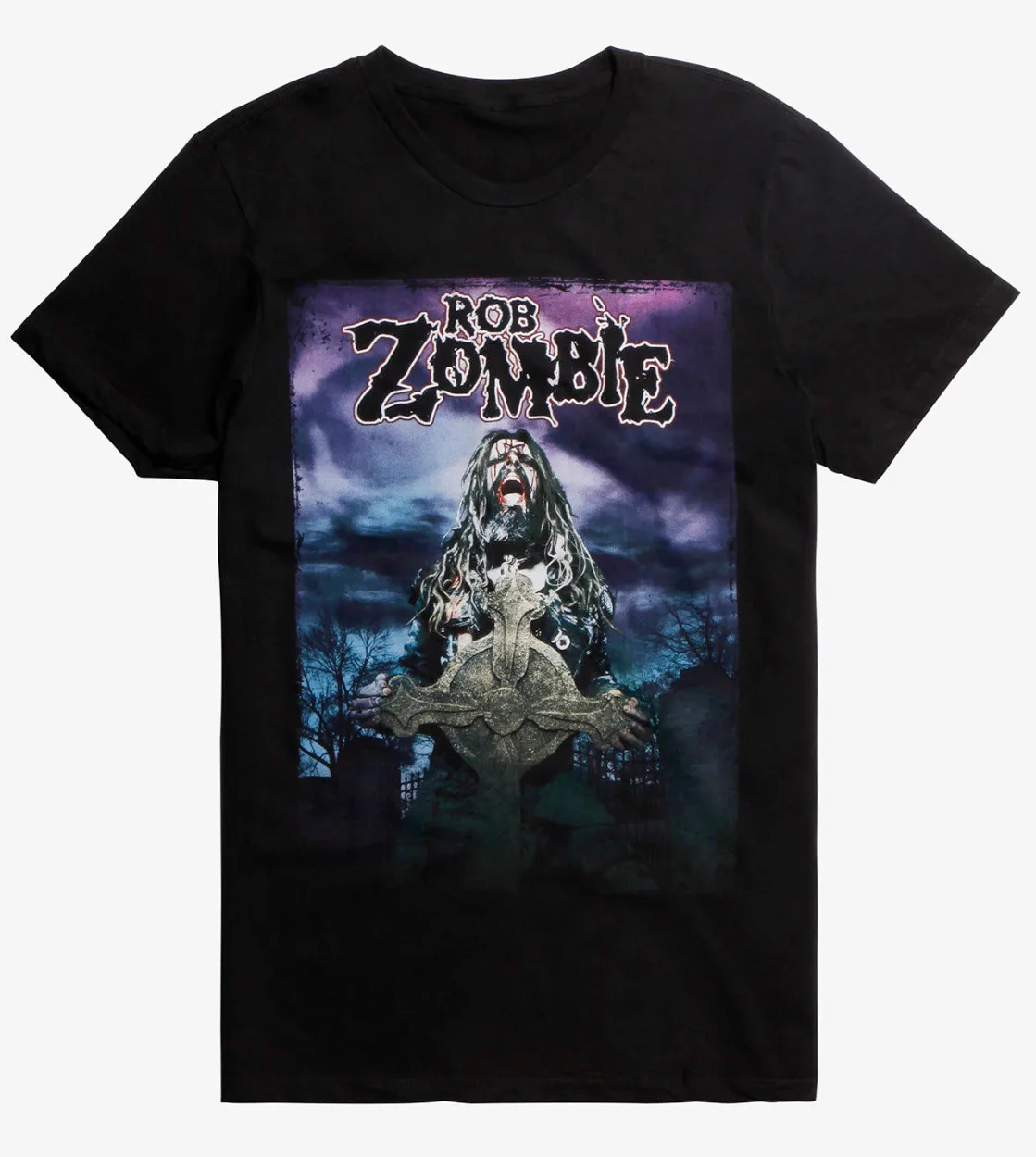 Rob Zombie Gravestone T-Shirt Nuovo 100% Autentico E Ufficiale