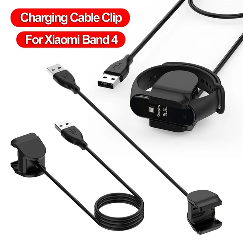 For Xiaomi Mi Band 4 Miband4 Usb Charger Cable Smart Wristband Bracelet Charging Cord Band 4 Usb Charger Adapter For Mi Band 4 3
