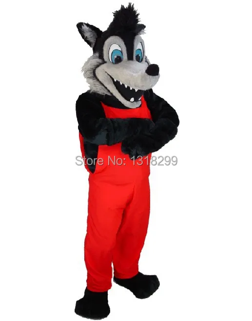 Mascotte Black Bad Wolf Costume Della Mascotte Fancy Dress Custom Fancy Costume Cosplay Tema Mascotte Kit Costume Di Carnevale