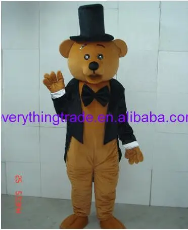 New Adult Halloween Christmas Brown Bear Mascotte Fancy Cartoon Mascot Costume Peluche Fancy Dress Mascot Costume