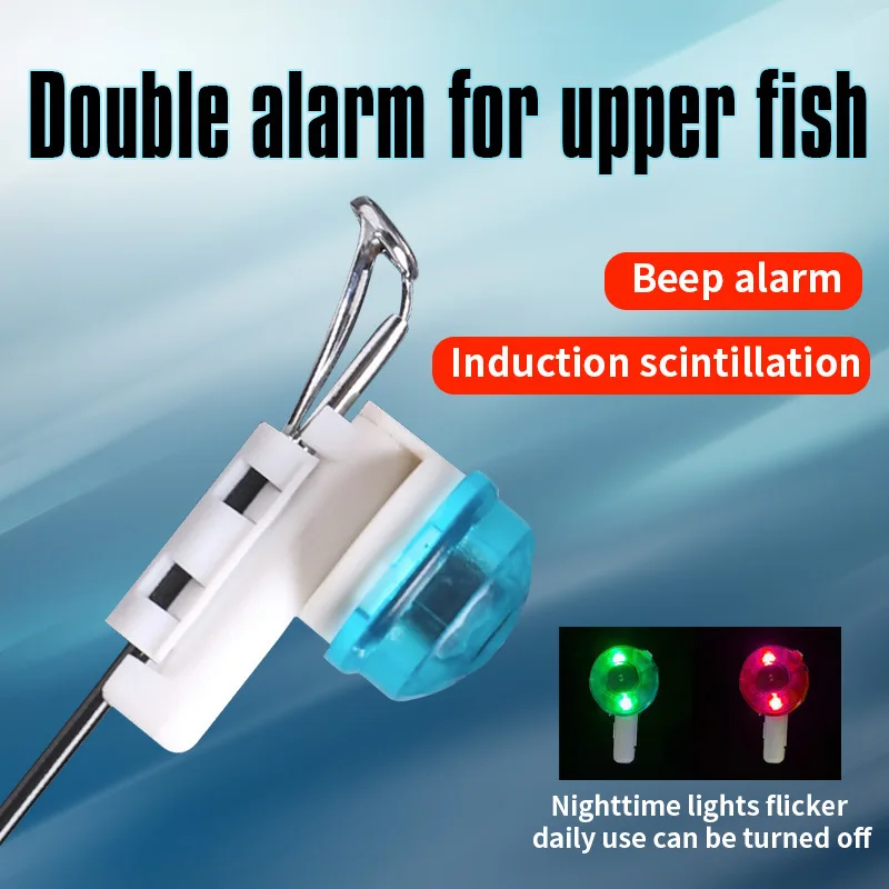 Mascotte Night Fishing Alarm Light Fishing Bite Accessories Light Smart Promemoria Bite Alarm Per La Pesca In Acqua Salata Rock