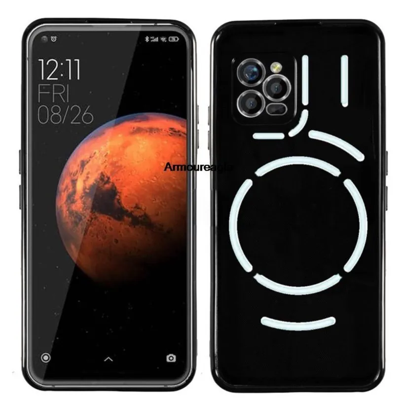 Custodia Antiurto In Tpu Nero Morbido Per Custodia Unihertz Luna Custodia Protettiva In Silicone Per Paraurti Per Unihertz Luna Funda Coque
