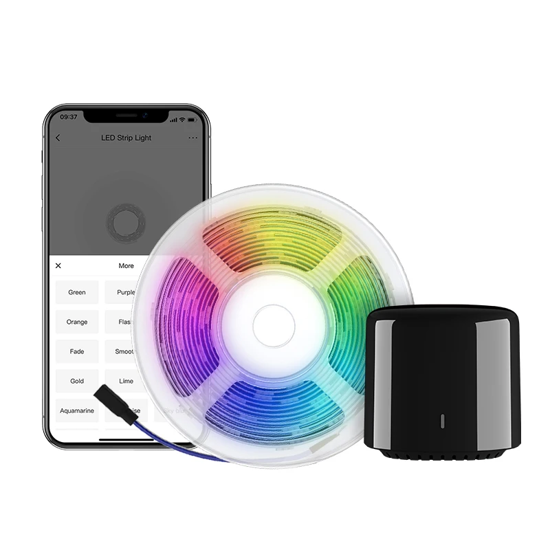 Broadlink Smart Wireless Ir Remote Light Strip, Funziona Con Google Home E Alexa, Ifttt
