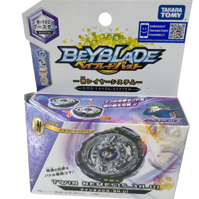 Takara Tomy Beyblade Gyro Burst Toy Spinning Metal Fusion God Series B102