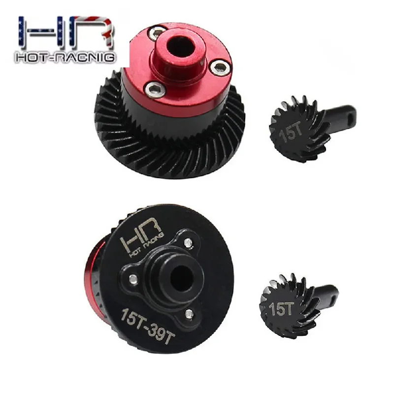 Hr Hot Racing Upgrade Parts Hd Steel Elical Spiral Differenziale Diff Gear 39T/15 Traxxas 1/16 Mini E-Revo Summit Slash Rc Car