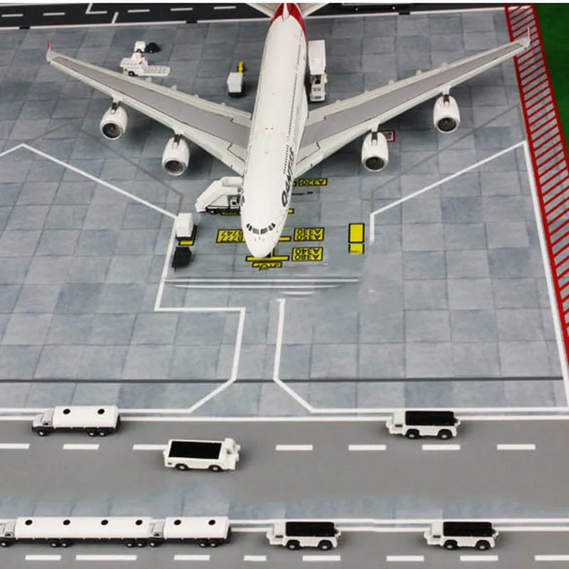 1/400 Proporzione Ground Mini Car Airport Simulation Scene Display Trailer Tow Truck Mode Per Aircraft Fan Collection Kid