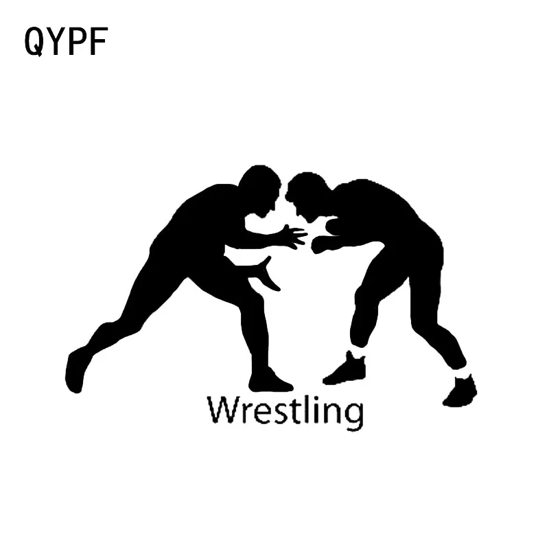 Qypf 14.9*9.7Cm Fashion Sportsmen Wrestling Boys Decor Car Styling Stickers Accessori Vinile C16-0413