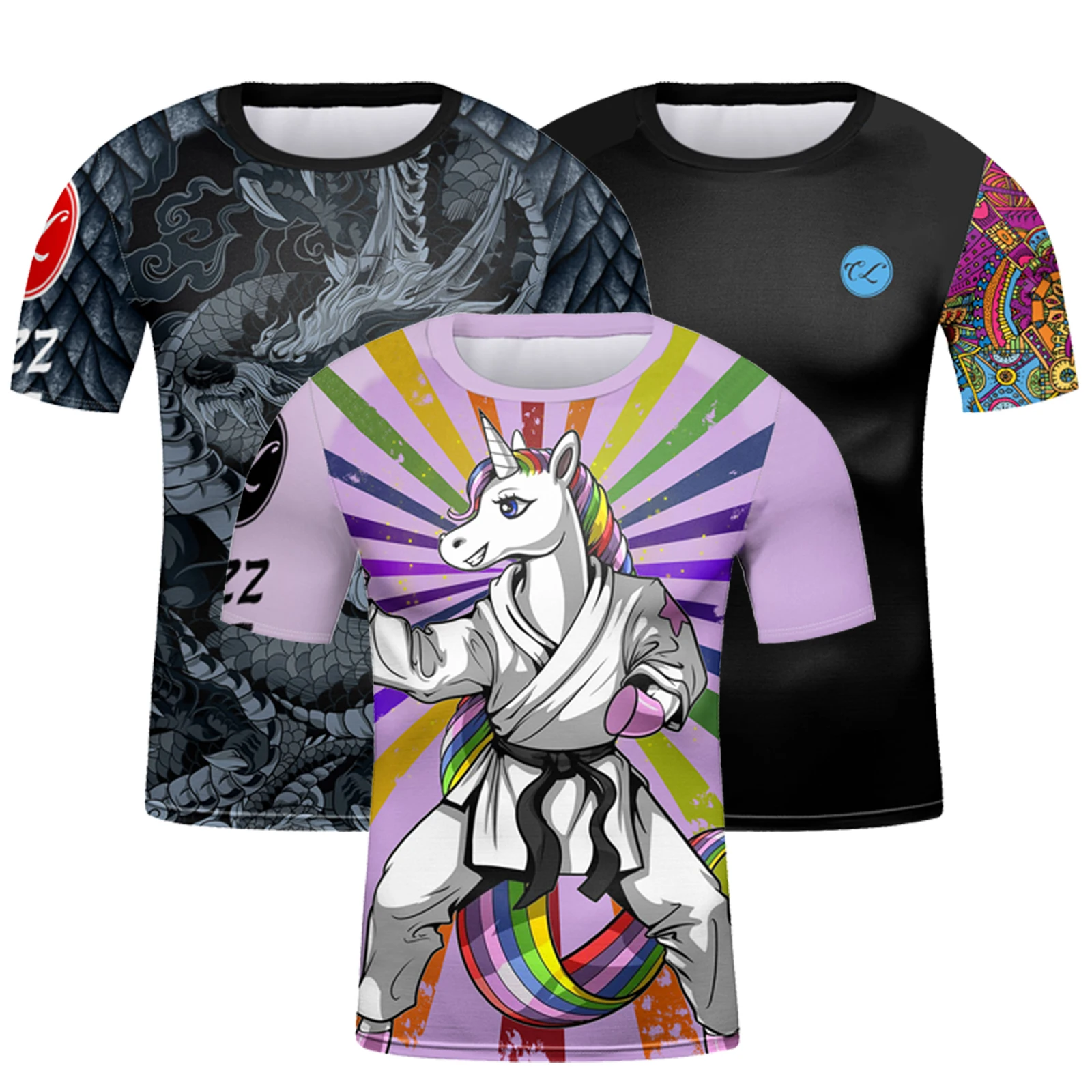 Cody Lundin Combat Fightwear Per Bambini Grappling Mma Jiu Jitsu No Gi Shirt Wrestling Rashguard Leggero Palestra Running Top