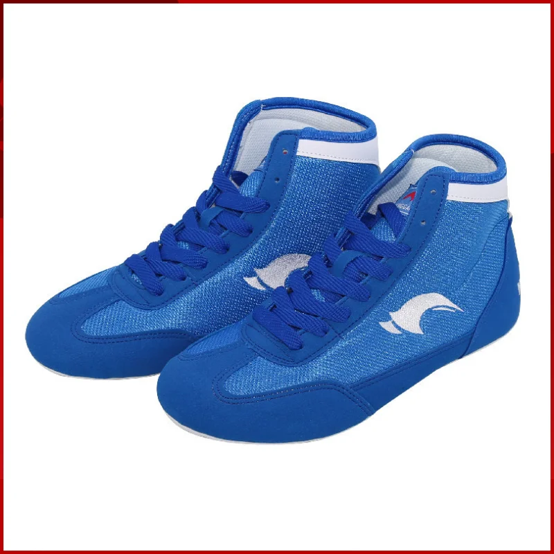 Honggang Small Size 28-46 Kid Adult Freestyle Scarpe Da Wrestling Fighting Sambo Boots Mid Cut Comfort Matching Training Boots
