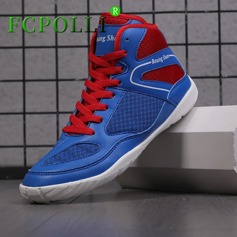 2024 Nuove Scarpe Da Wrestling Da Uomo Plus Size 45 46 Scarpe Da Boxe Uomo Luxury Brand Gym Shoe Youth Scarpe Sportive Resistenti Da Uomo