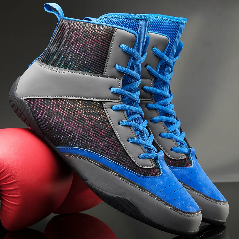 Nuovi Stivali Da Wrestling Da Combattimento Per Uomo Scarpe Da Boxe Da Allenamento Stivali Da Combattimento Traspiranti Scarpe Sportive Stivali Da Com