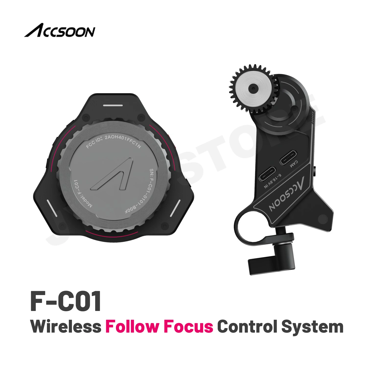 Accsoon F-C01 Mini Wireless Follow Focus For Dslr Camera Gimbal Wireless Lens Focus Control System Motor Gear