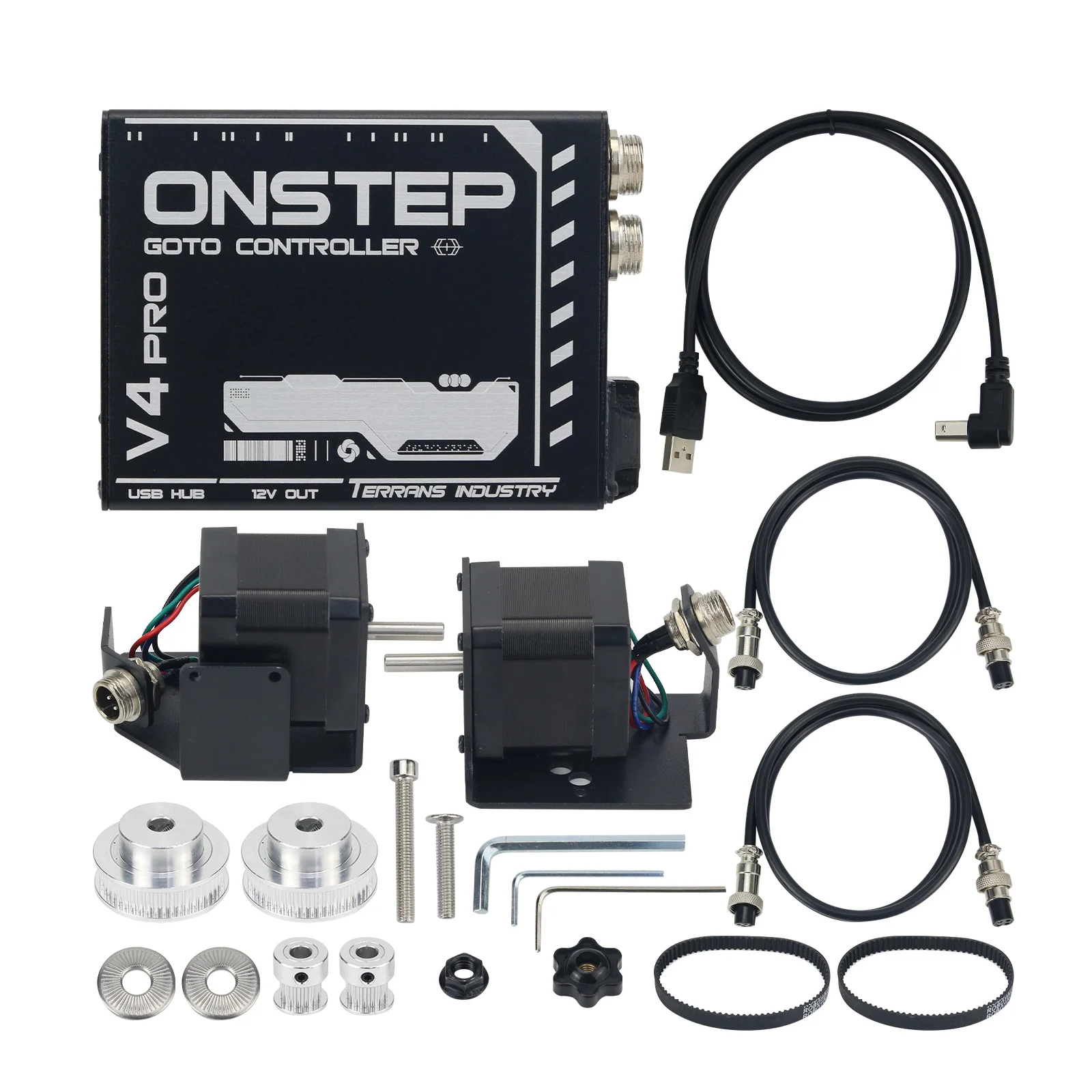 Hamgeek V4-Lite/V4-Pro Onstep Exos2 Eq3D Montaggio Equatoriale V4 Goto Kit Di Aggiornamento Biassiale Tracking Accessorio Astronomico