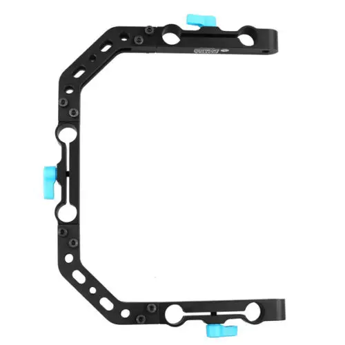 Fotga Dp3000 C-Shape Staffa Gabbia Per 15Mm Dslr Rig Sistema Di Supporto Ferroviario