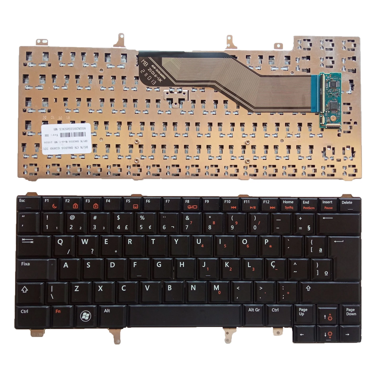Nuova Tastiera Br Per Dell E6420 E5420 E5430 E6220 E6320 E6330 E6420 E6430