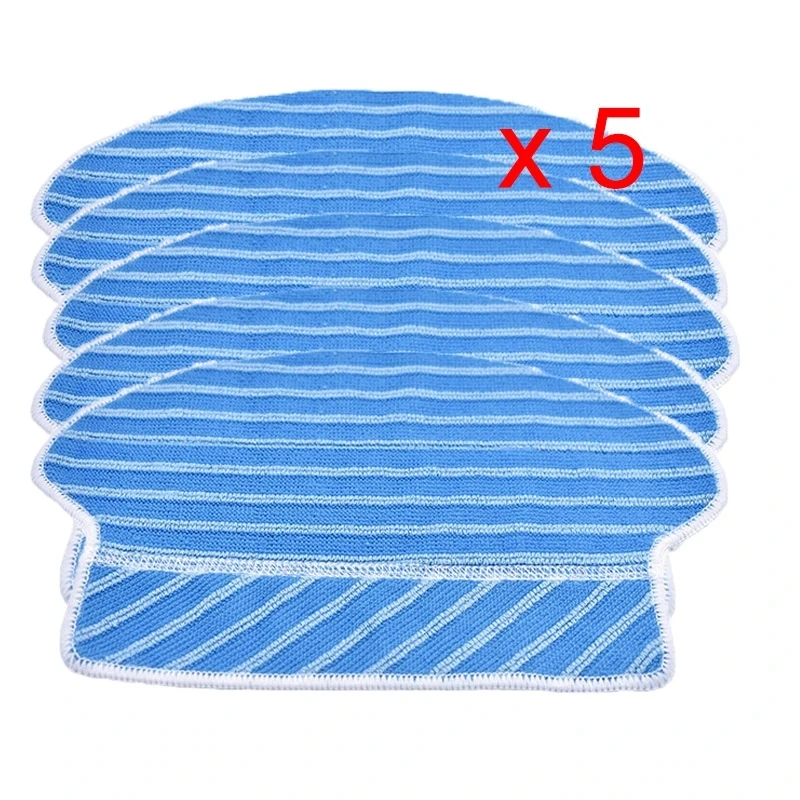 5Ps Mop Panno Pad Per Proscenic 780T 790T Kaka Jazz Suzuka Swan Robot Aspirapolvere Pezzi Di Ricambio