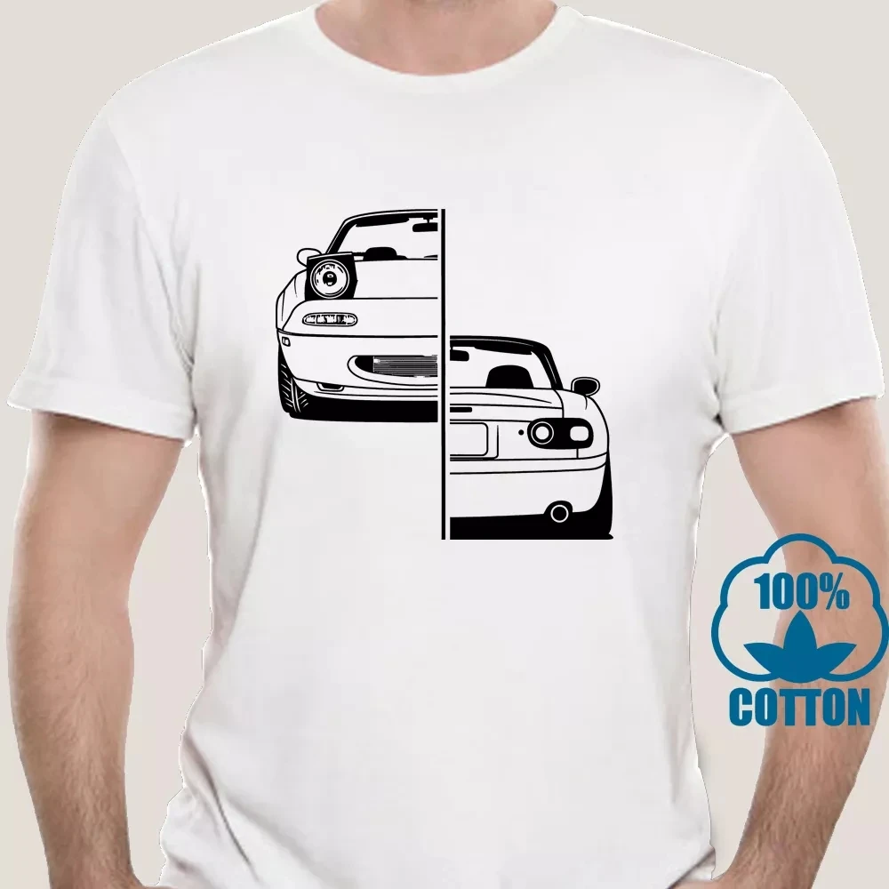 2205J Maglietta Da Uomo Mazda Mx5 Na Best Shirt Design Tshirt Maglietta Da Donna