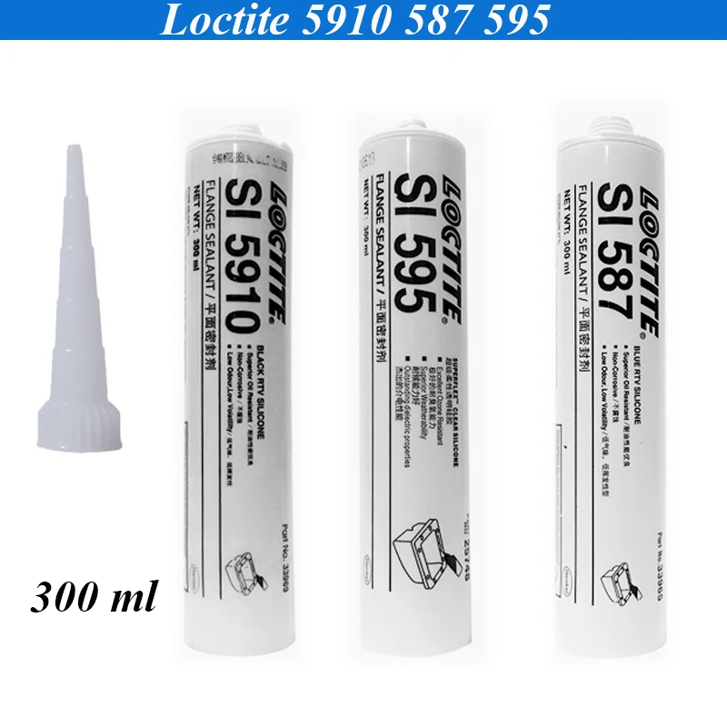 300Ml Loctite 587 595 5910 Riparazione Del Motore Aereo Di Tenuta Della Colla Della Gomma Di Silicone Sigillante Si 596 598 5699 5900 593 5970 207