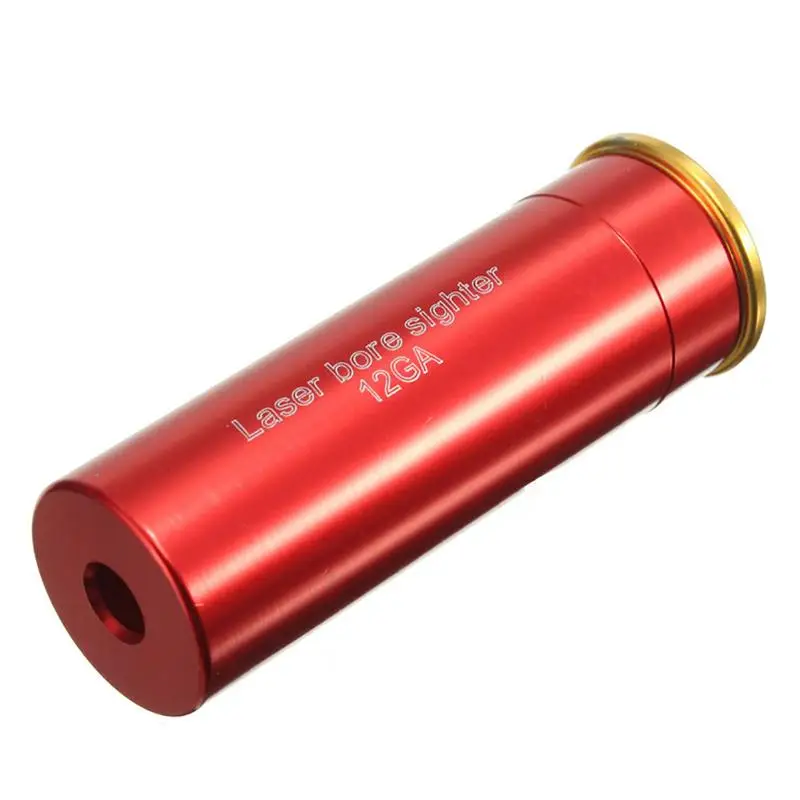 Calibratore 12 Ga Calibro Bore Sighter Boresighter Red Viewage Sight Boresight Red Copper Leveler Con Batterie